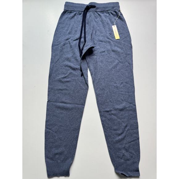 Summersalt 90% Merino Wool 10% Cashmere Women’s Jogger Pants Sz Small Blue - Picture 3 of 5
